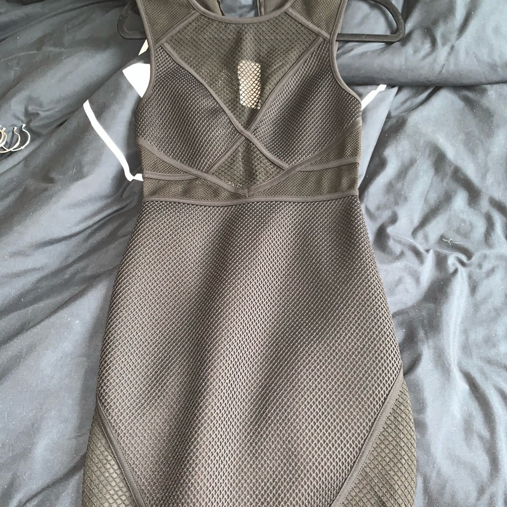Black Mesh Dress